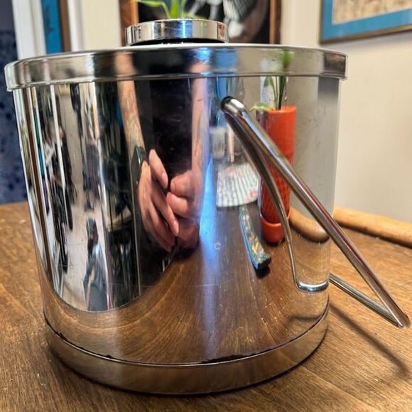 VTG Kromex Midcentury Chrome Ice Bucket - Picture 2 of 13